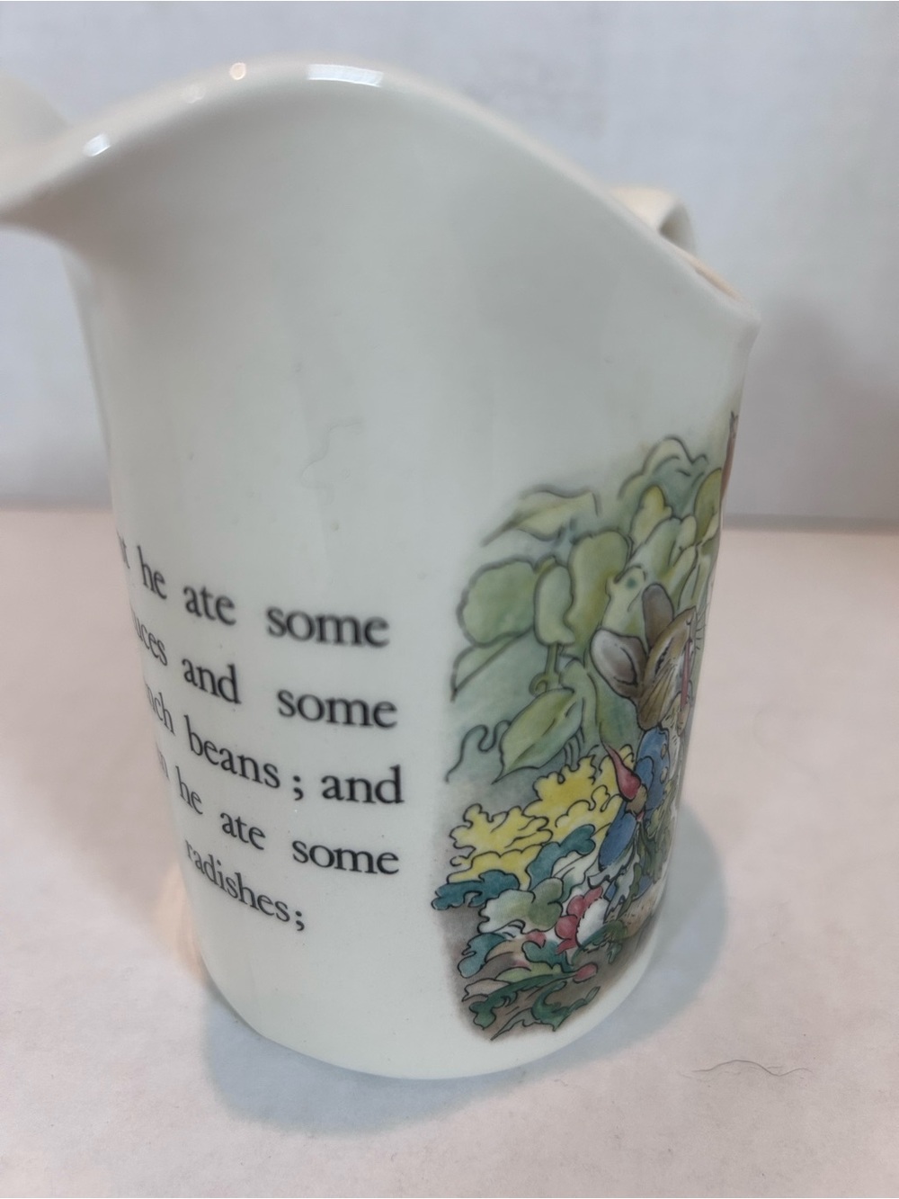 Wedgewood Peter Rabbit pitcher - Picture 2 of 5